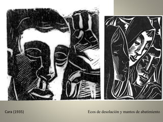 Ecos de desolación y mantos de abatimientoCara (1935)
 