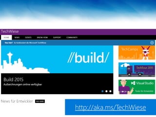http://aka.ms/TechWiese
 