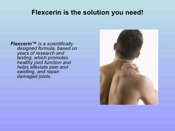 Rebuild, Lubricate, & Soothe Joints With Flexcerin