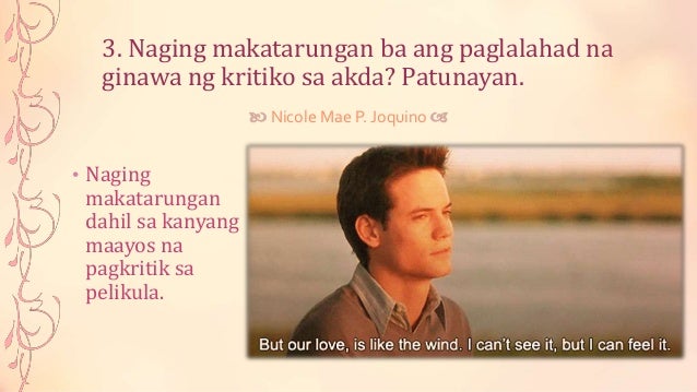 Rebyu ng isang pelikula a walk to remember