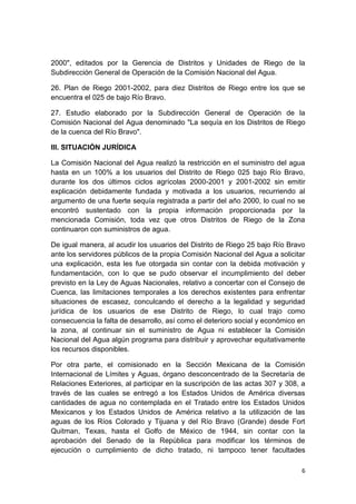 6
2000", editados por la Gerencia de Distritos y Unidades de Riego de la
Subdirección General de Operación de la Comisión ...