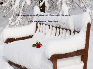 Não espere que alguém se desculpe de você,

         seja você essa desculpa.
 