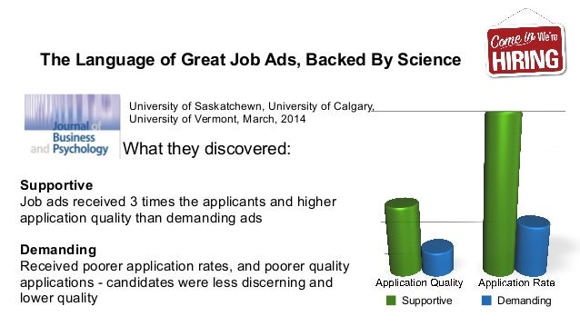 job advertising ideas
