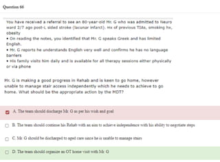 Thisnis the mock test of Australian Physiotherapy Council mock test
