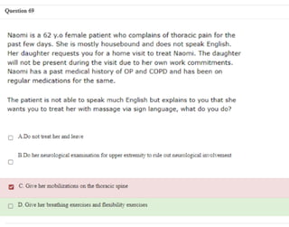 Thisnis the mock test of Australian Physiotherapy Council mock test