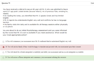 Thisnis the mock test of Australian Physiotherapy Council mock test