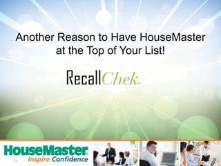 Sample ReportAppliances ItemizedAny potential matches are represented as a percentage of match, along with recommendation95% or greater matches should call manufacturer to confirm whether or not their appliance is part of a recallSupport phone number at the bottom of each page in case the client has any questions