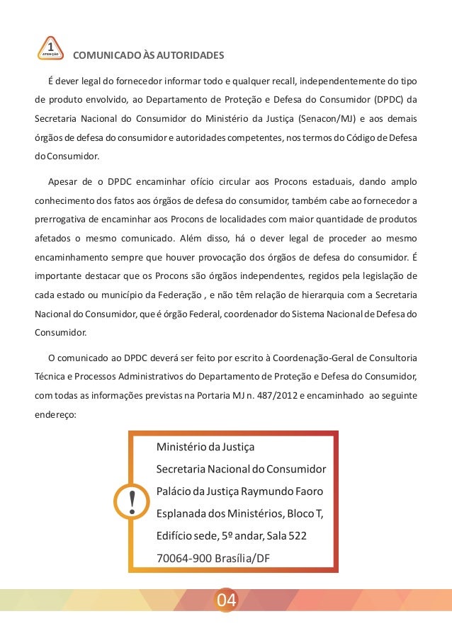Recall - Guia Prático do Fornecedor