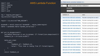 AWS Lambda Function
 