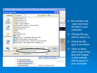 4. This window will  open and show the files in your computer Choose file you want to save it in. Check the file type is as shown. Click on Save and a copy of the text and images in that website will be saved in your computer. 