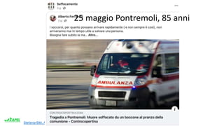 Stefania Bitti, Alberto Ferrando, Giancarlo Ottonello, Chiara Torrisi . www.apel-pediatri.it.
25 maggio Pontremoli, 85 anni
 