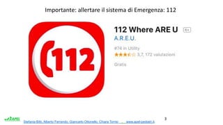 Stefania Bitti, Alberto Ferrando, Giancarlo Ottonello, Chiara Torrisi . www.apel-pediatri.it.
3
Importante: allertare il sistema di Emergenza: 112
 