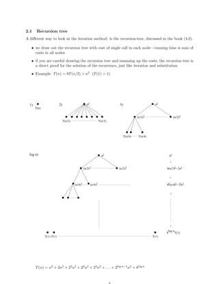 Recurrences | PDF