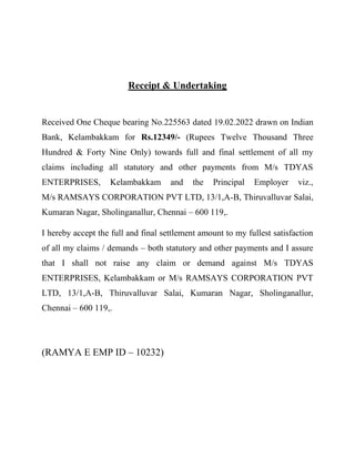 Receipt | PDF