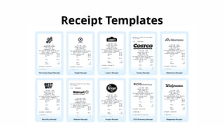 Receipt Faker - Create receipts with custom information from selected ...