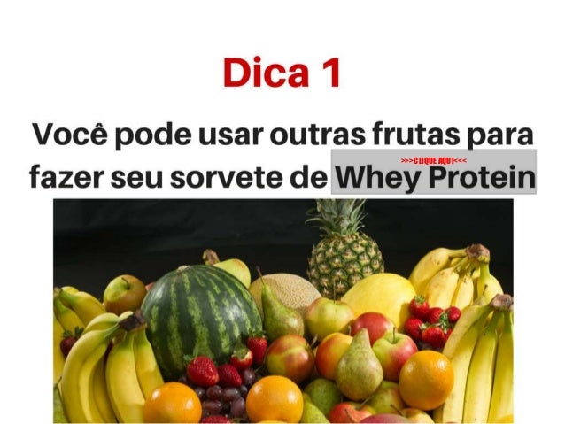 Receita Fácil De Sorvete De Whey Protein Com Iogurte Natural