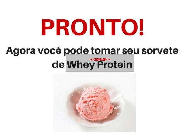 Receita Fácil De Sorvete De Whey Protein Com Iogurte Natural