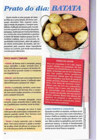 Receitas batatas
