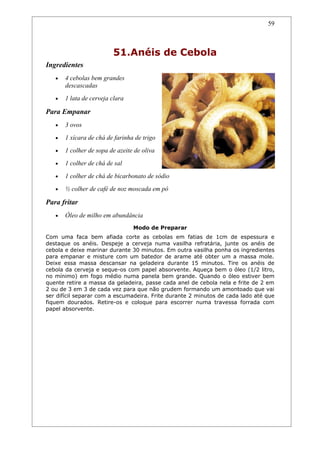 Receitas de carnes e churrascos.