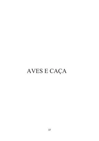 37
AVES E CAÇA
 