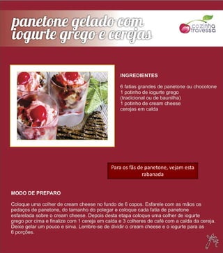 Para os fãs de panetone, vejam esta
rabanada
 