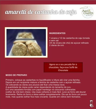 Agora se o seu pecado for o
chocolate, faça esse Suflê de
Chocolate
 