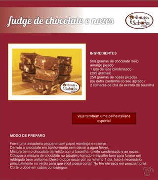 Veja também uma palha italiana
especial
 