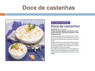 Doce de castanhas
 