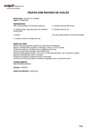 Receitas uniao de a a z