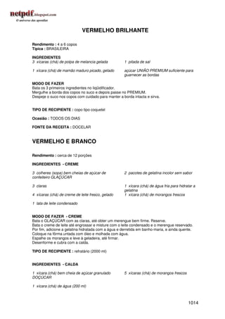 Receitas uniao de a a z