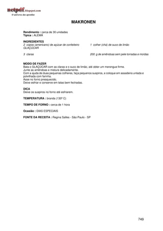 Receitas uniao de a a z