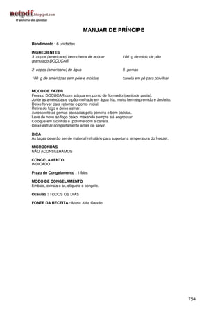 Receitas uniao de a a z