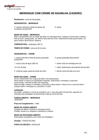 Receitas uniao de a a z