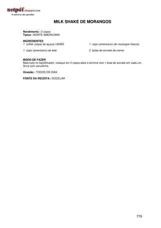 Receitas uniao de a a z