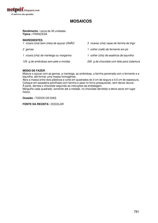 Receitas uniao de a a z