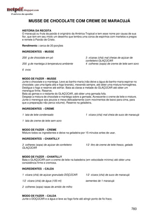 Receitas uniao de a a z