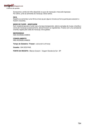 Receitas uniao de a a z