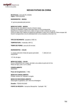 Receitas uniao de a a z