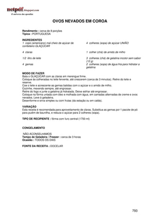 Receitas uniao de a a z