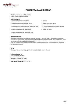 Receitas uniao de a a z