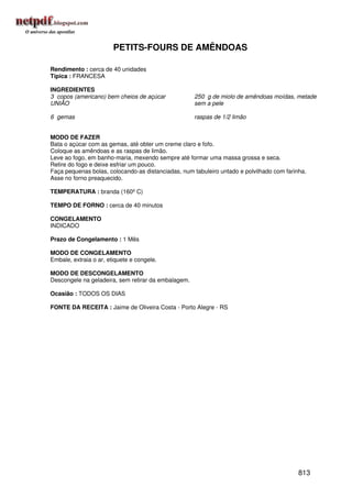 Receitas uniao de a a z