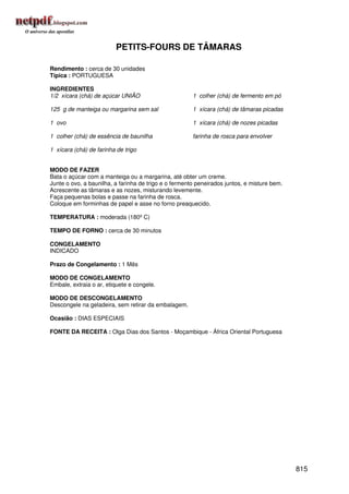 Receitas uniao de a a z