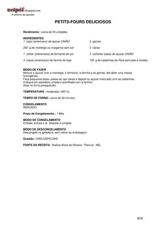 Receitas uniao de a a z