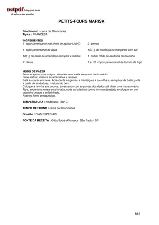 Receitas uniao de a a z