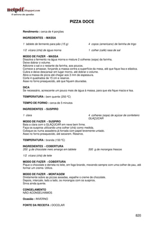 Receitas uniao de a a z