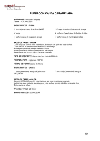 Receitas uniao de a a z