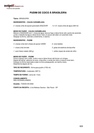 Receitas uniao de a a z