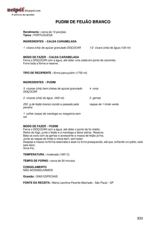 Receitas uniao de a a z