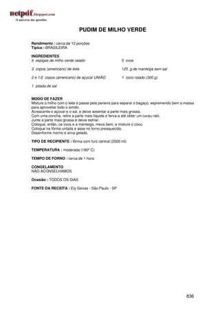 Receitas uniao de a a z