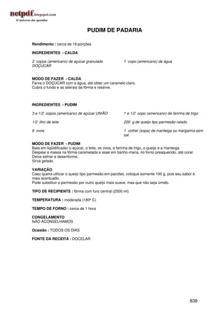 Receitas uniao de a a z